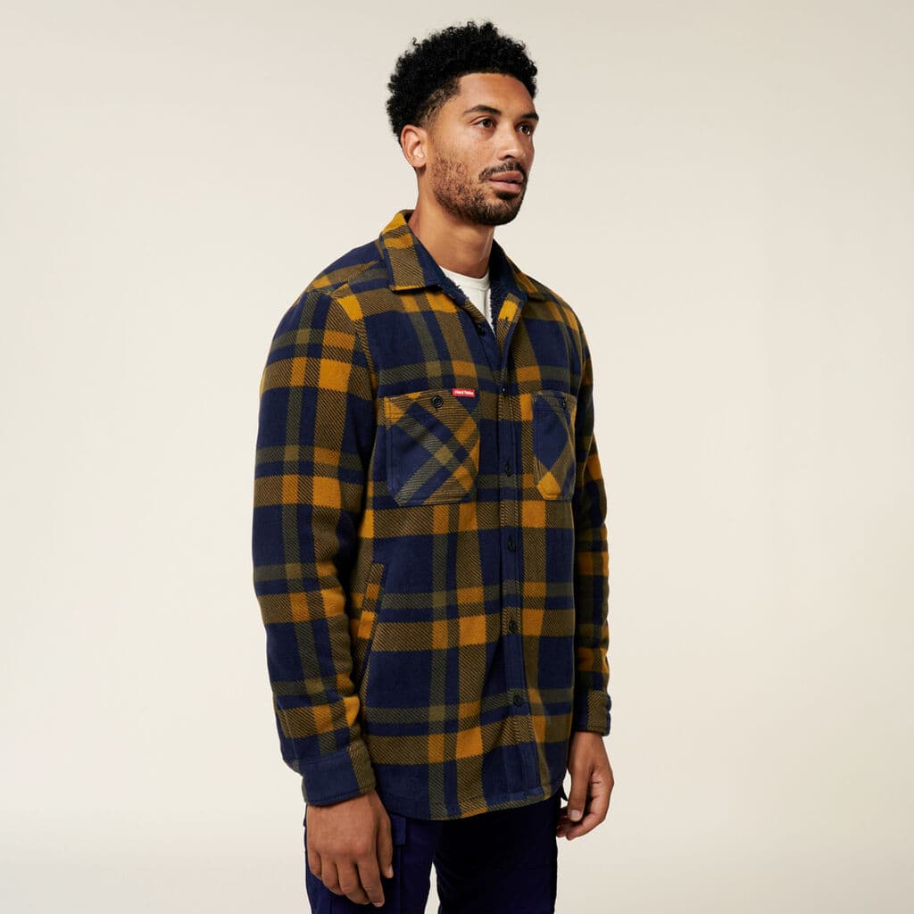 Hard Yakka Legends Sherpa with Beanie (Oak)_2