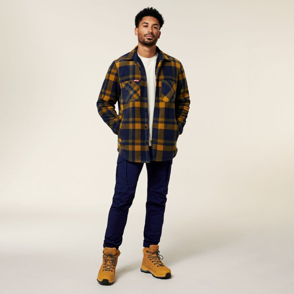 Hard Yakka Legends Sherpa with Beanie (Oak)_3