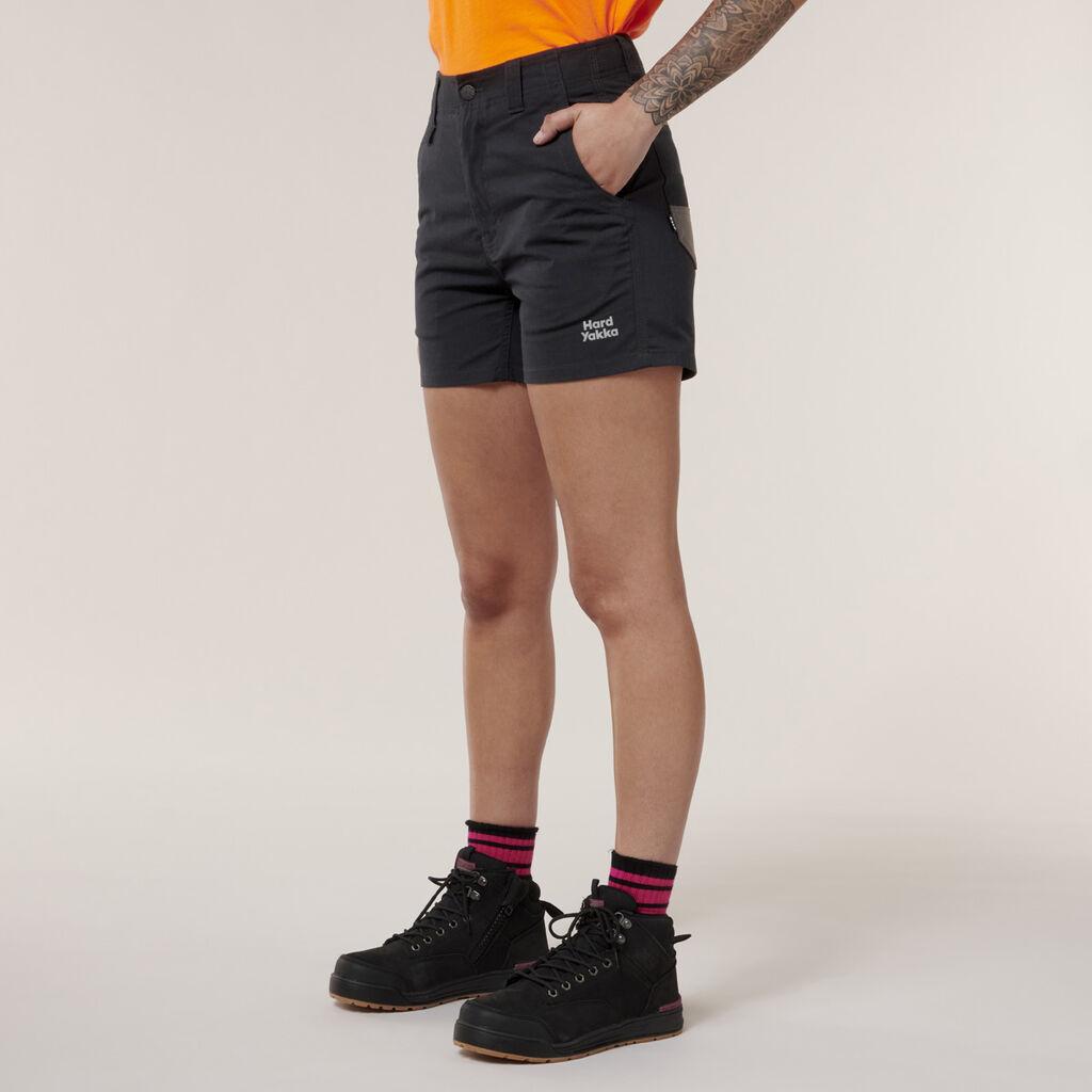 Hard Yakka Women’s Raptor Short Short (Black)_5