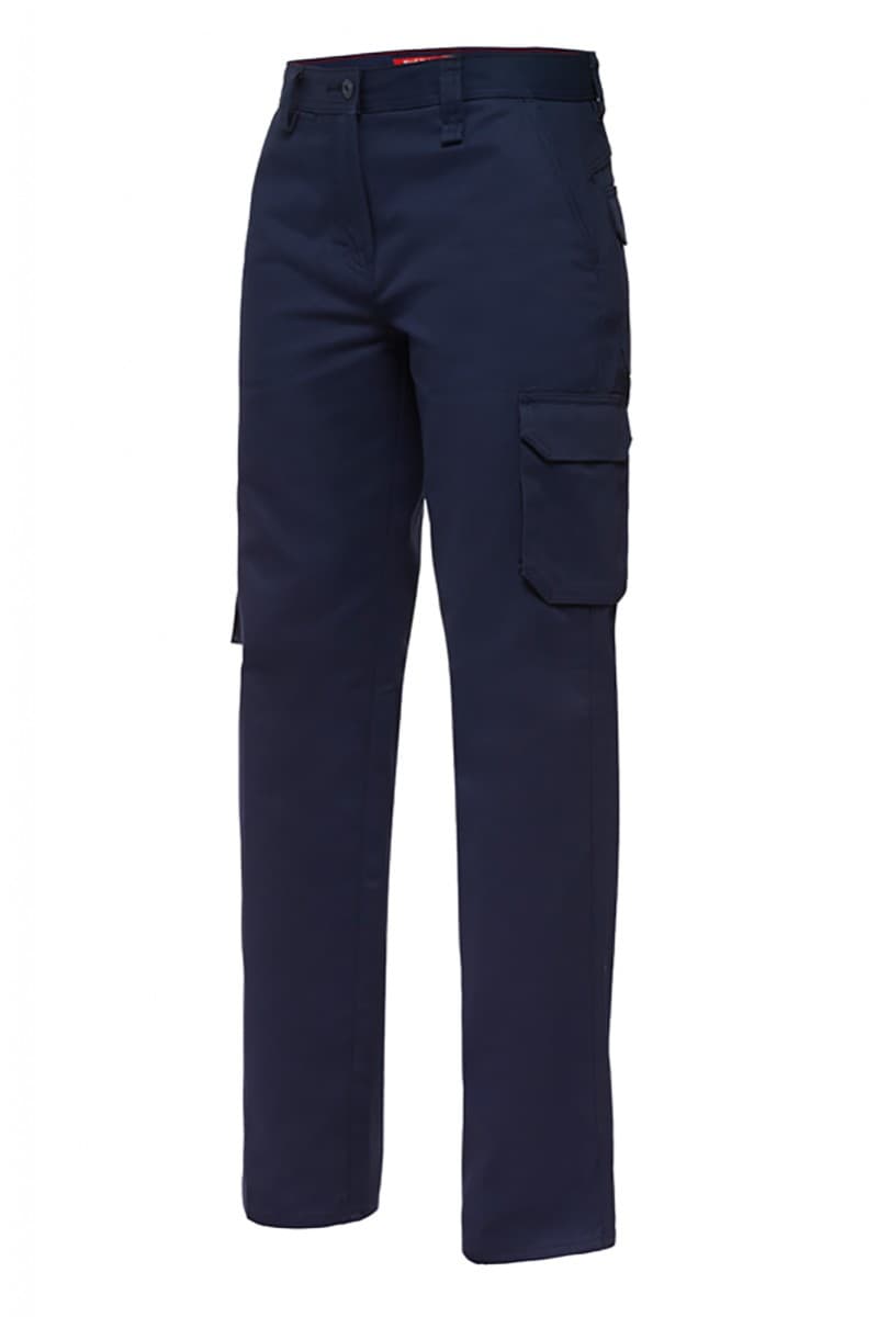 Hard Yakka Womens Foundations Drill Cargo Pant (Navy)