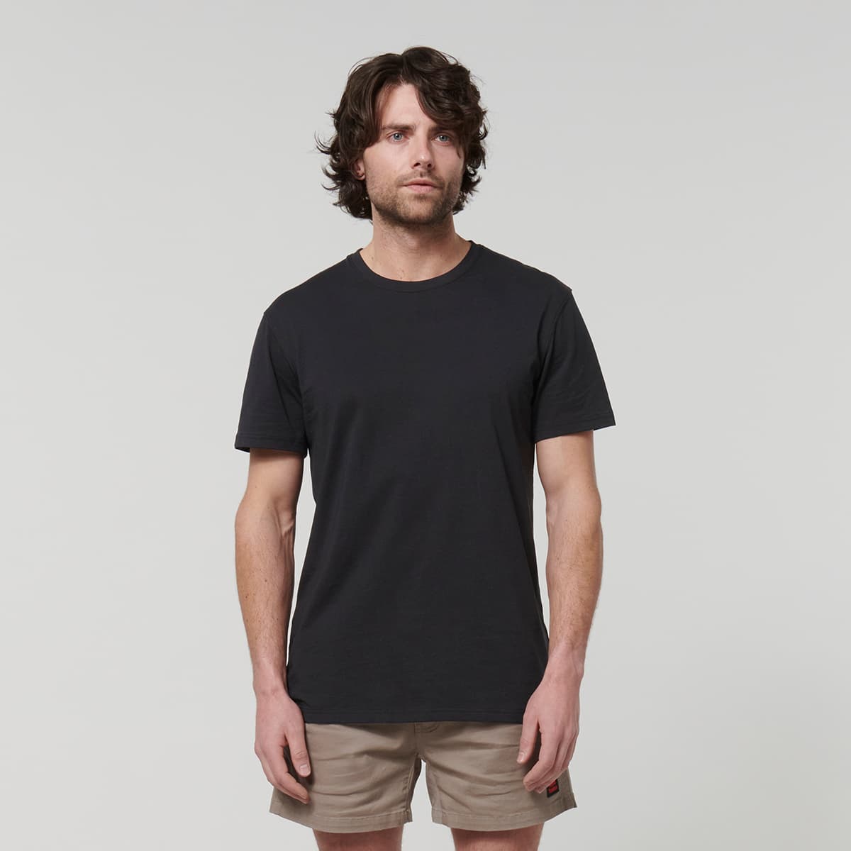 Hard Yakka Core Mens Short Sleeve Tee (Black)_2