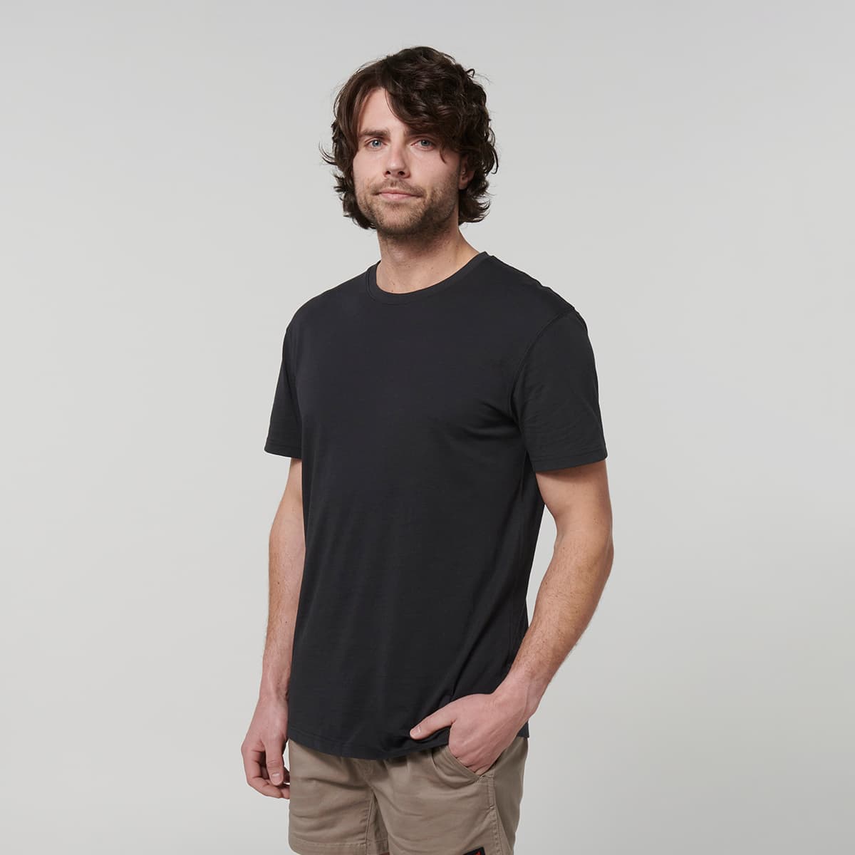 Hard Yakka Core Mens Short Sleeve Tee (Black)_4
