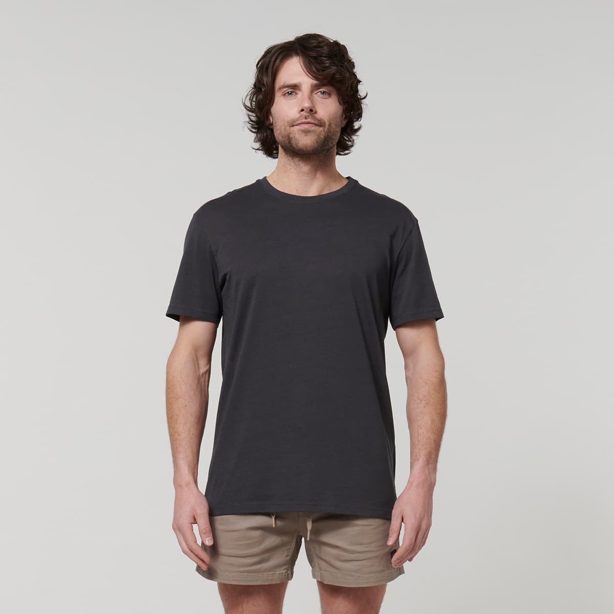 Hard Yakka Core Mens Short Sleeve Tee (Charcoal)_2