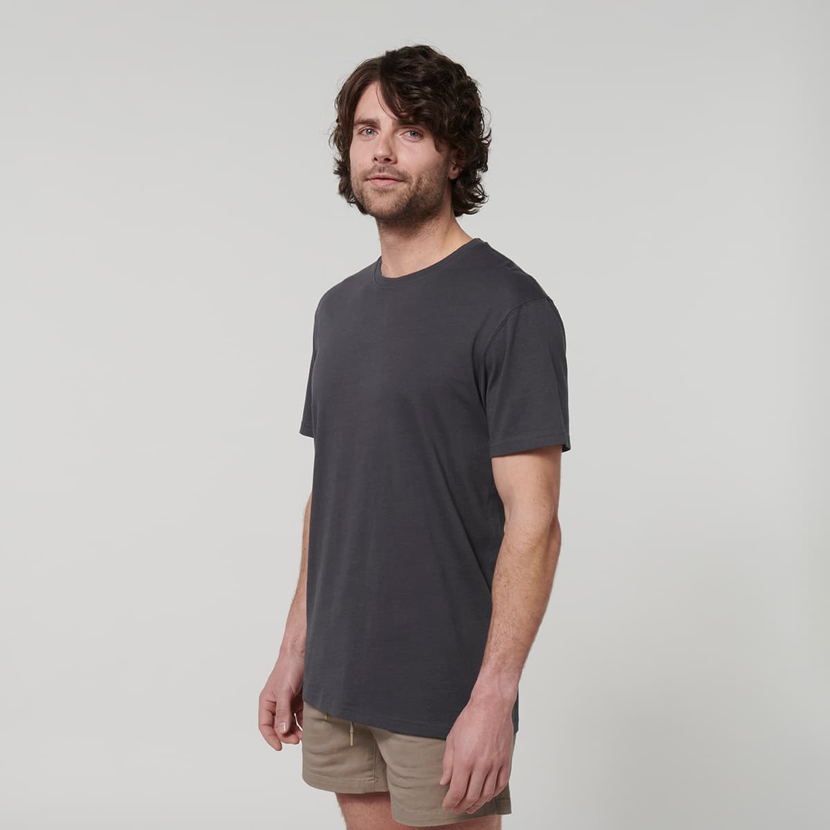 Hard Yakka Core Mens Short Sleeve Tee (Charcoal)_3