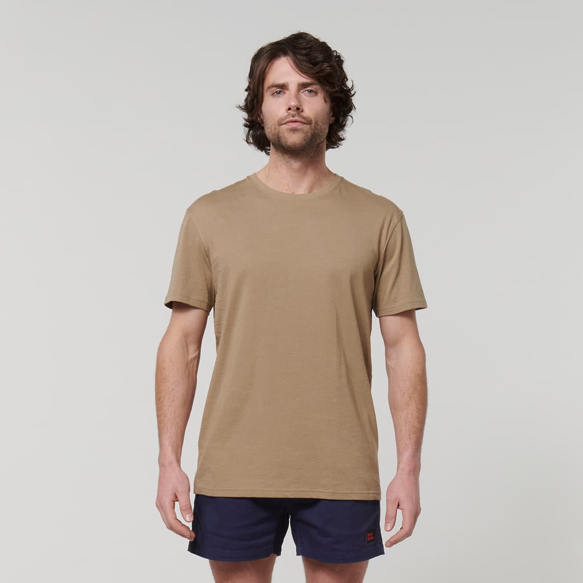 Hard Yakka Core Mens Short Sleeve Tee (Khaki)