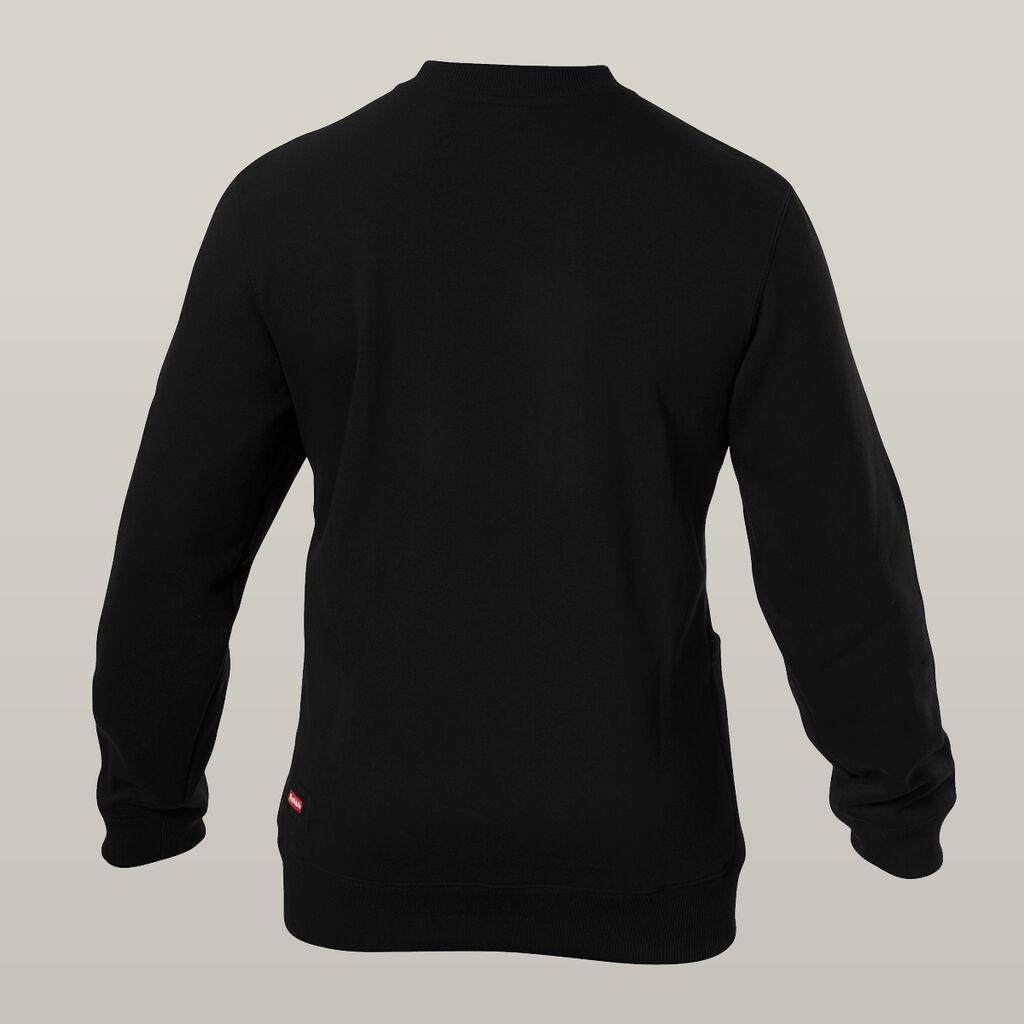 Hard Yakka Foundations Brushed Fleece Crew Neck Jumper (Black)_1