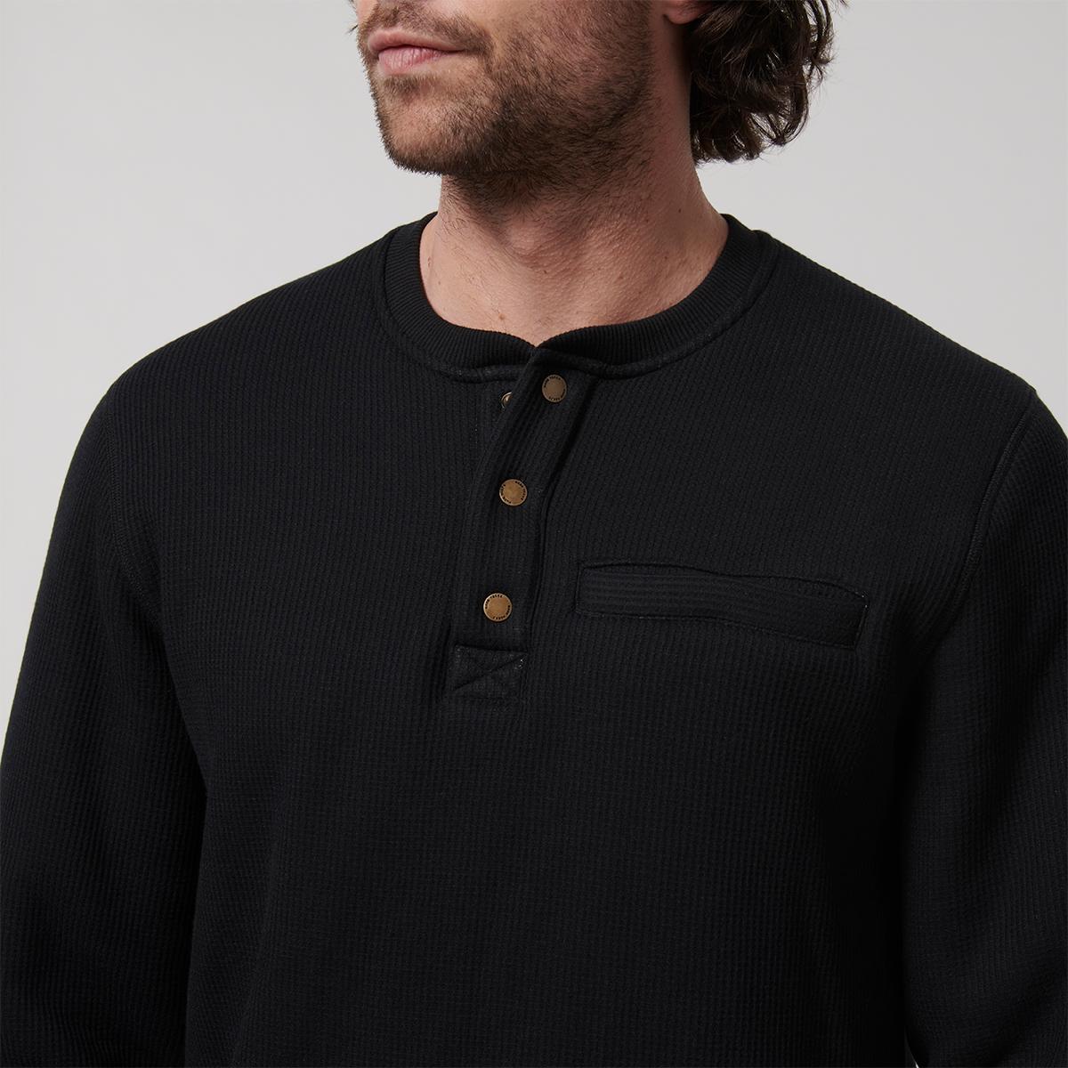 Hard Yakka Sherpa Henley (Black)_3