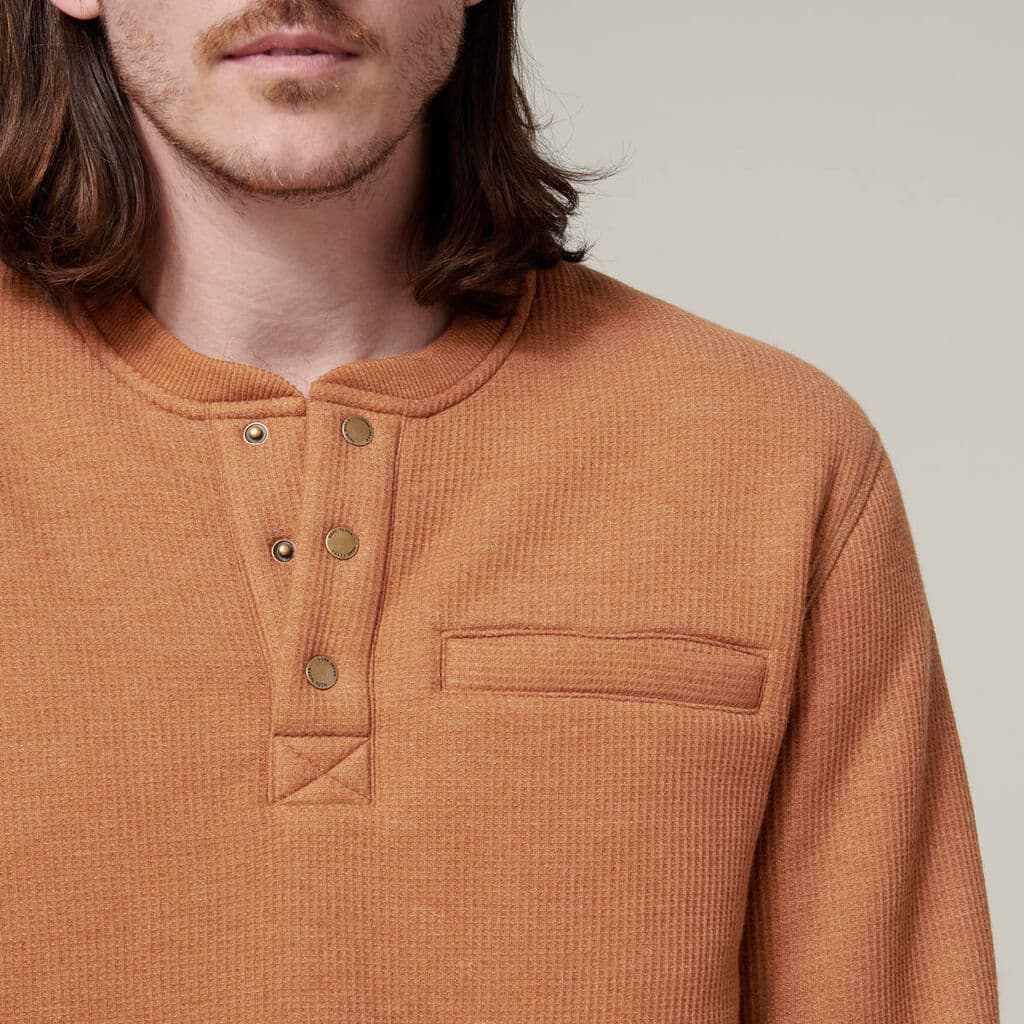 Hard Yakka Sherpa Henley (Walnut)_4