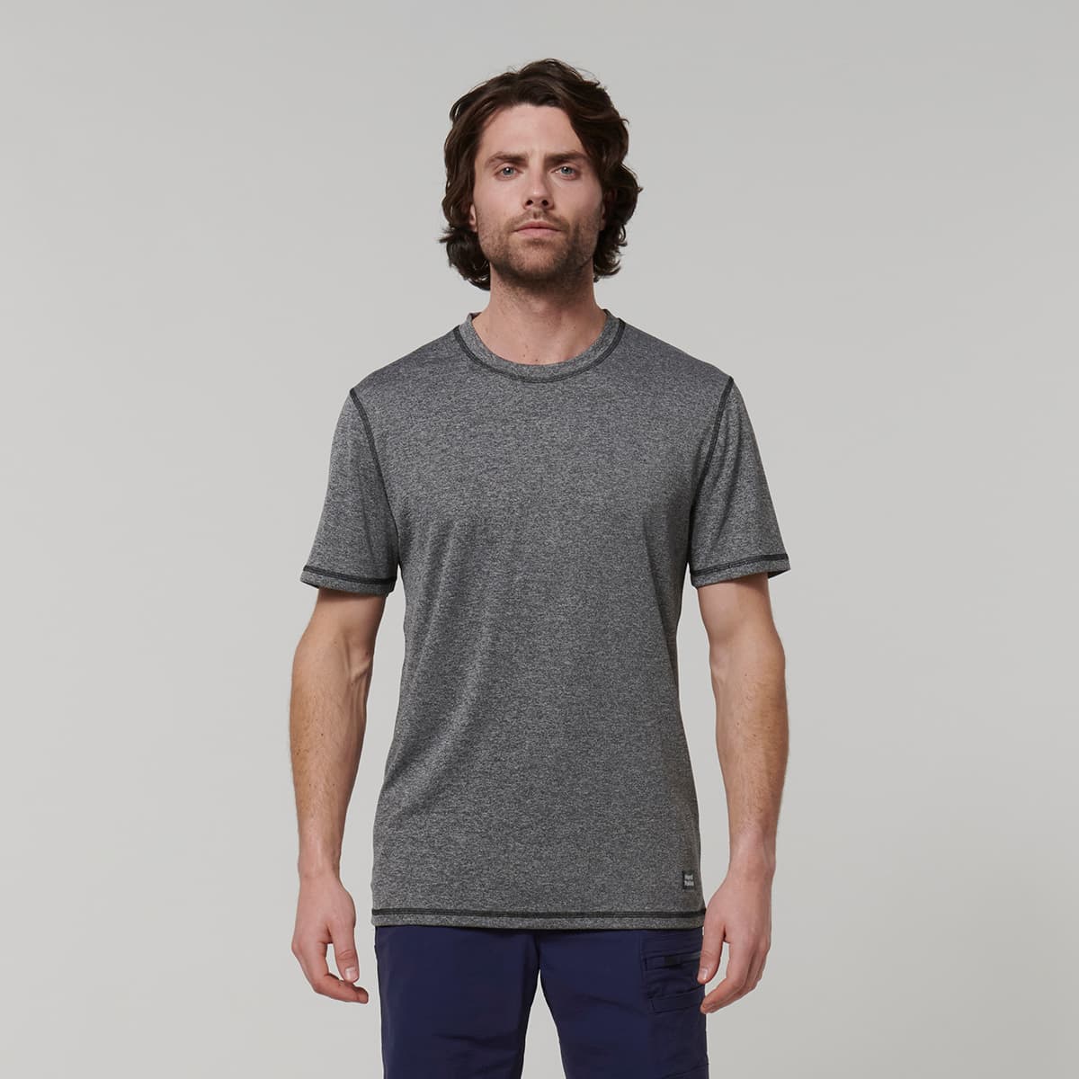 Hard Yakka Mens X Performance Tee (Grey Marle)