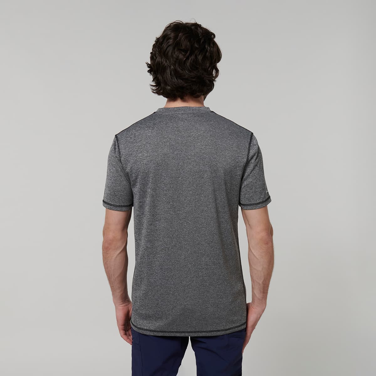 Hard Yakka Mens X Performance Tee (Grey Marle)_6