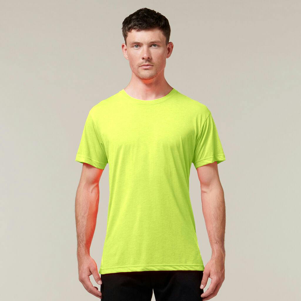 Hard Yakka Short Sleeve Neon Tee (Yellow)_0