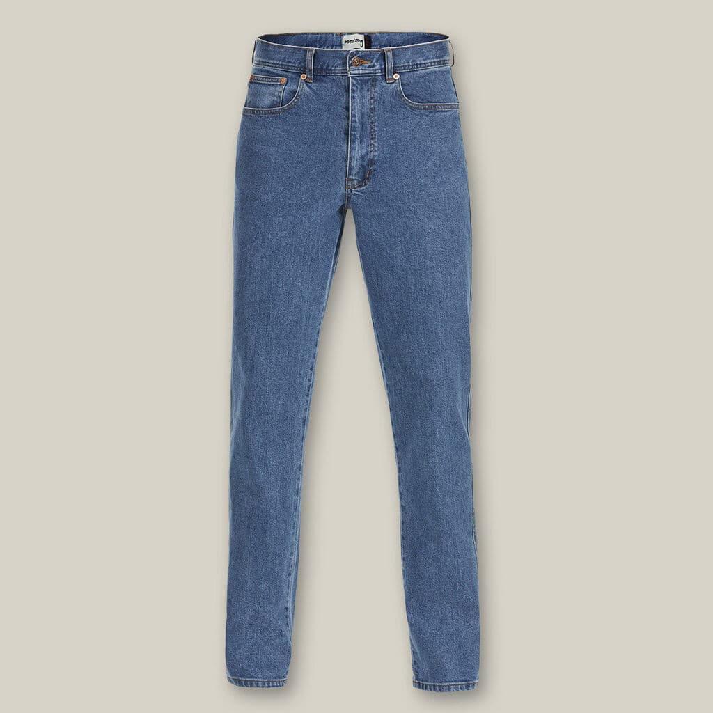 Hard Yakka Mustang Regular Stretch Jean (Stonewash)