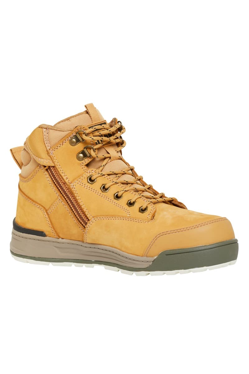 Hard Yakka 3056 Lace Zip Boot (Wheat)