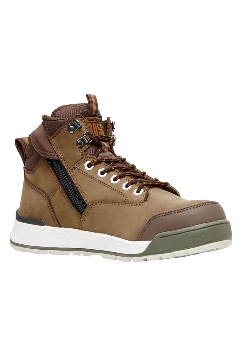 Hard Yakka 3056 Lace Zip Boot (Oak)