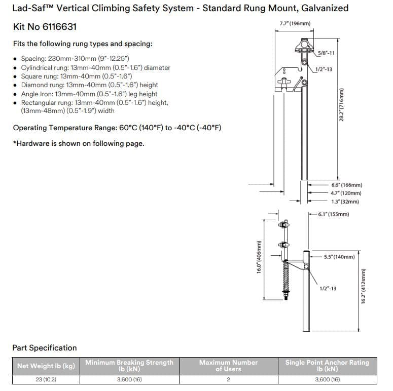 3M DBI-SALA Hard Hat Tether (1500178)