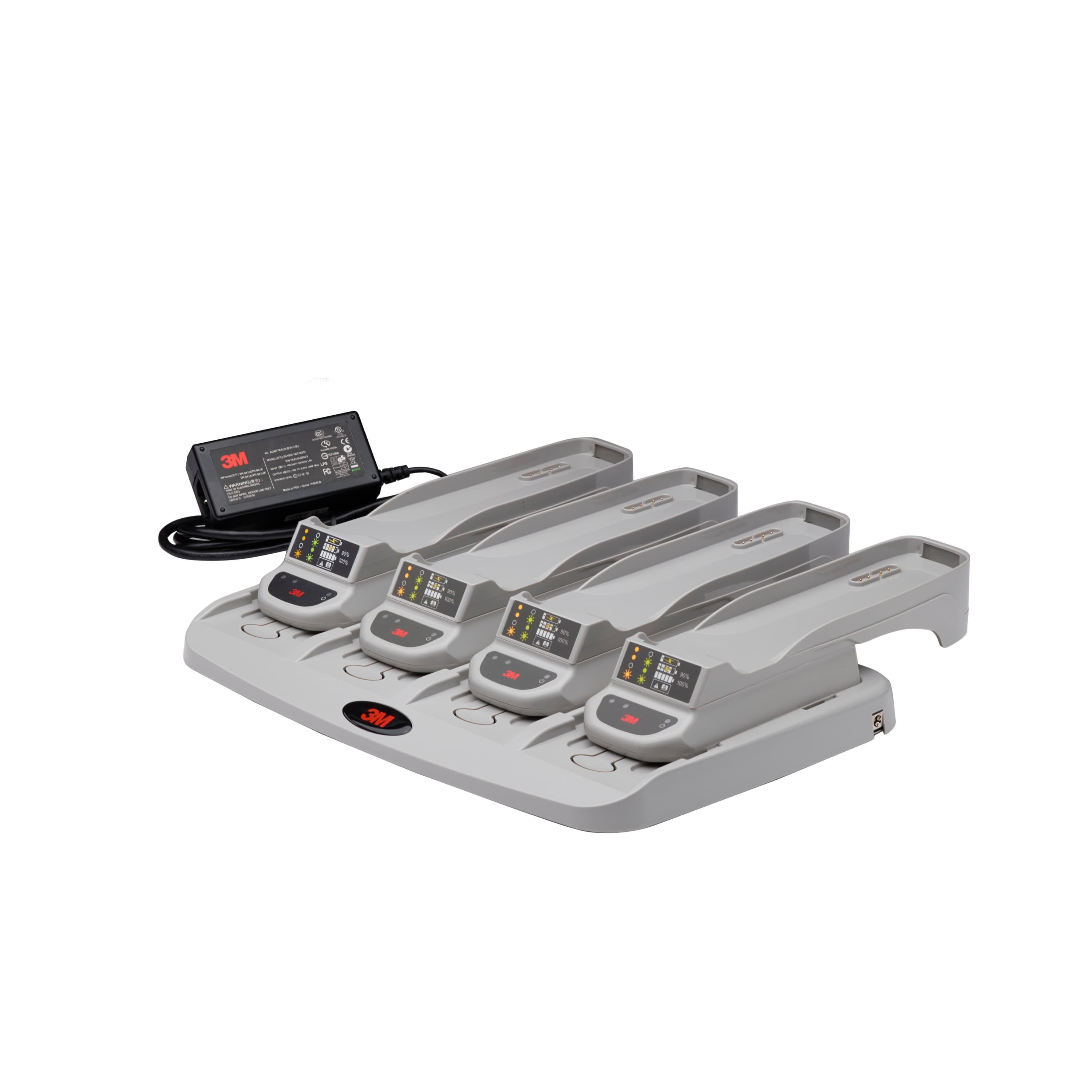 3M Versaflo Battery Charger Kit, Four Station, Euro, TR-644E