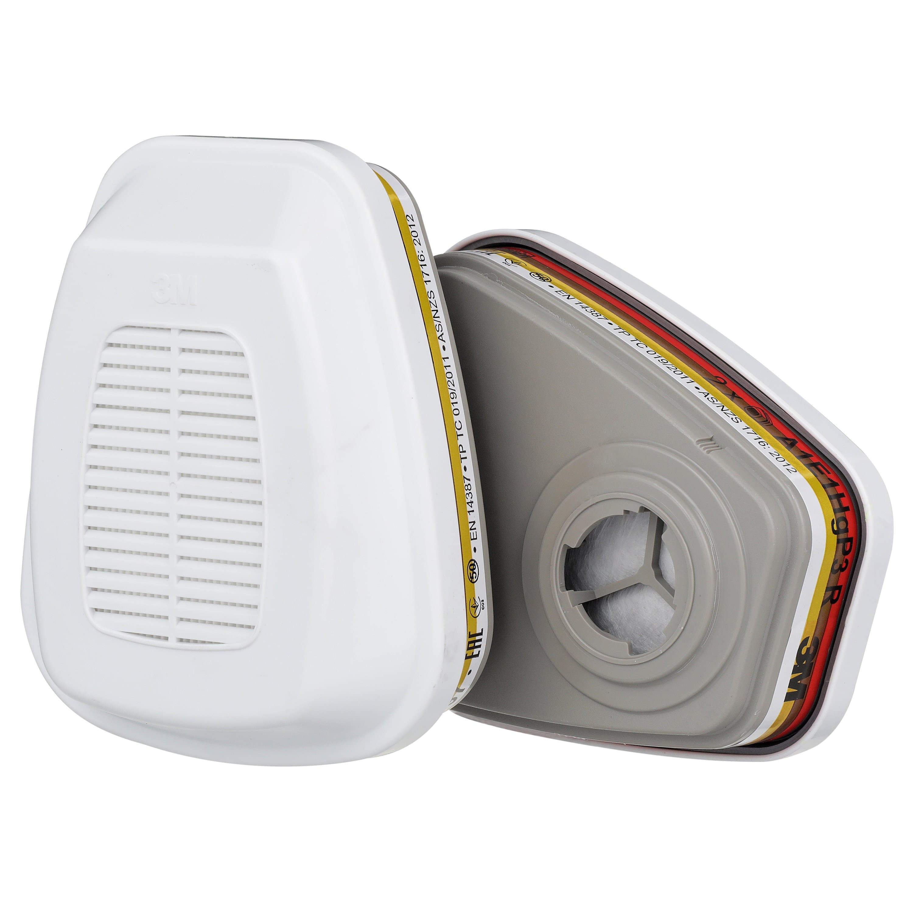 3M A1E1HgP3 Organic Vapour/Acid Gas/Mercury/Chlorine/Articulate Cartridge Filter (6096) Pk-2