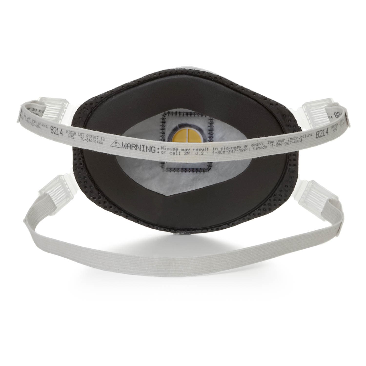 3M Cupped Particulate Welding Respirator, N95, with Nuisance* Level Organic Vapour Relief, valved (8214)