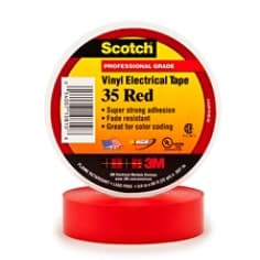Scotch® Vinyl Color-Coding Electrical Tape 35, Green, 19 mm x 20 m
