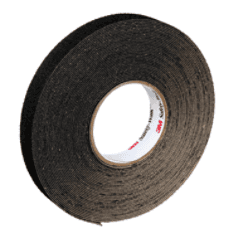 3M Safety-Walk Slip-Resistant Medium Resilient Tapes and Treads 310, Black, 25mm x 18.3m, Roll, 4/case