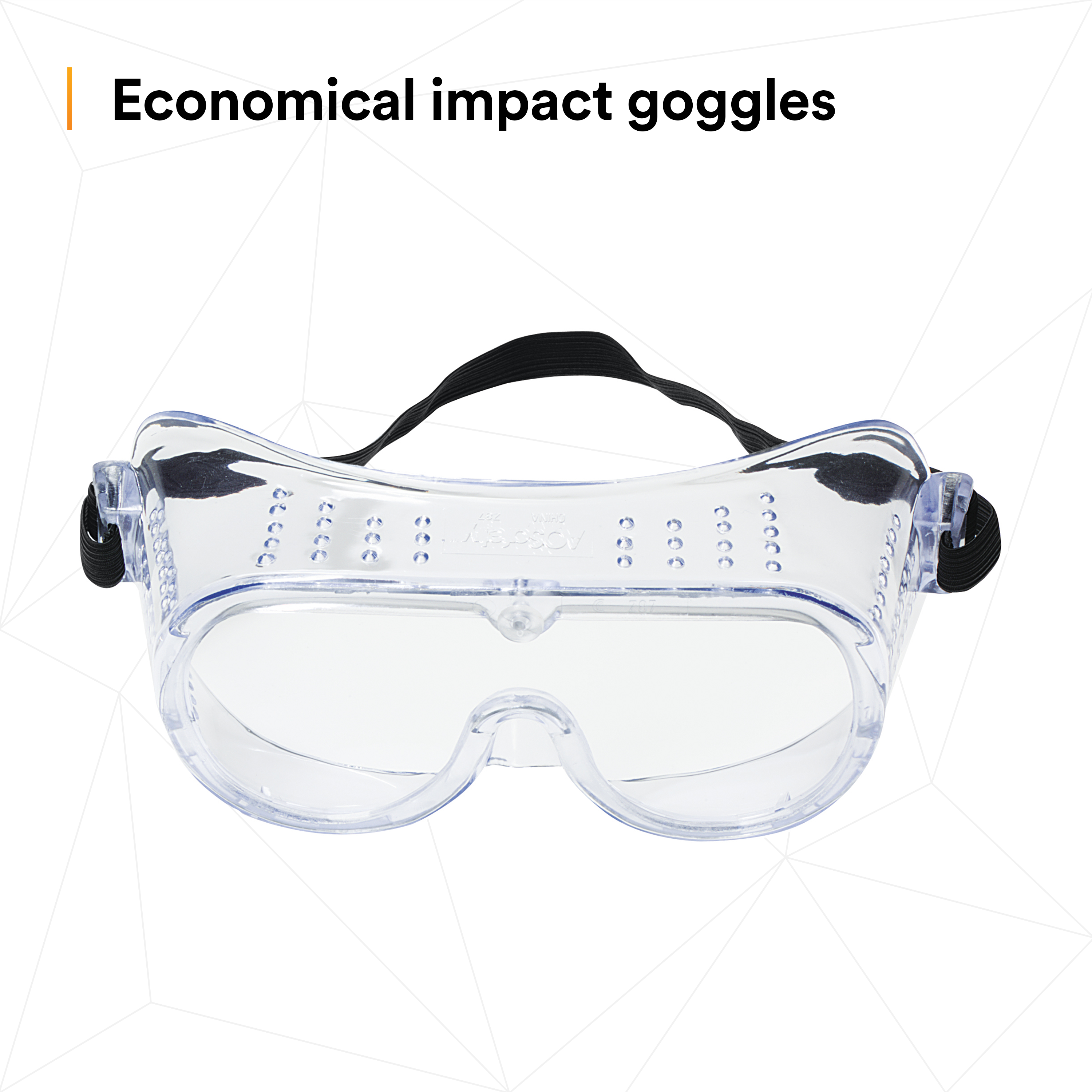 3M™ 332 Impact Safety Goggles Anti-Fog 40651-00000-10, Clear Anti Fog_1