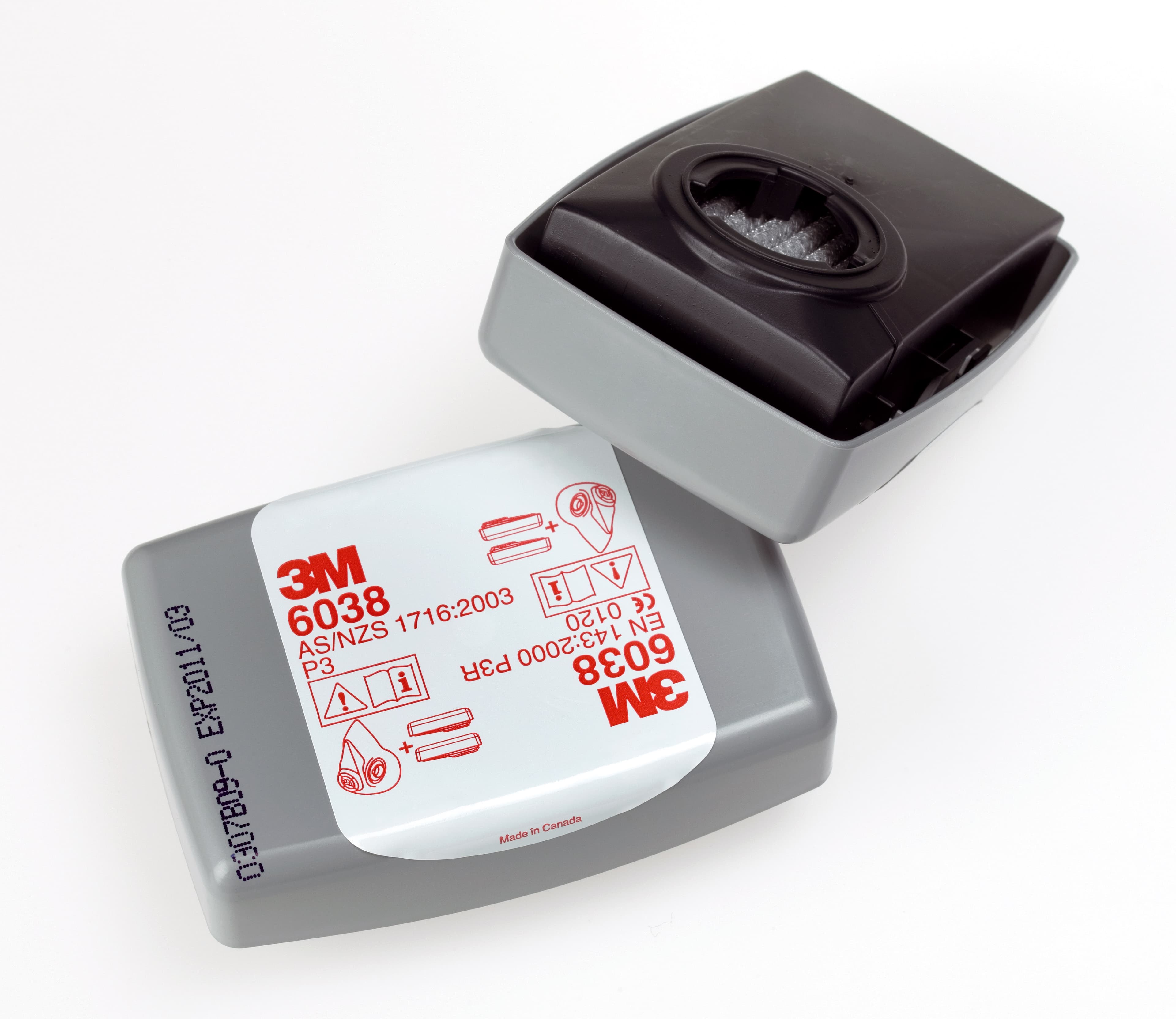 3M Particulate Filter P2/P3 HF, with Nuisance Level Organic Vapour/Acid Gas Relief (6038)