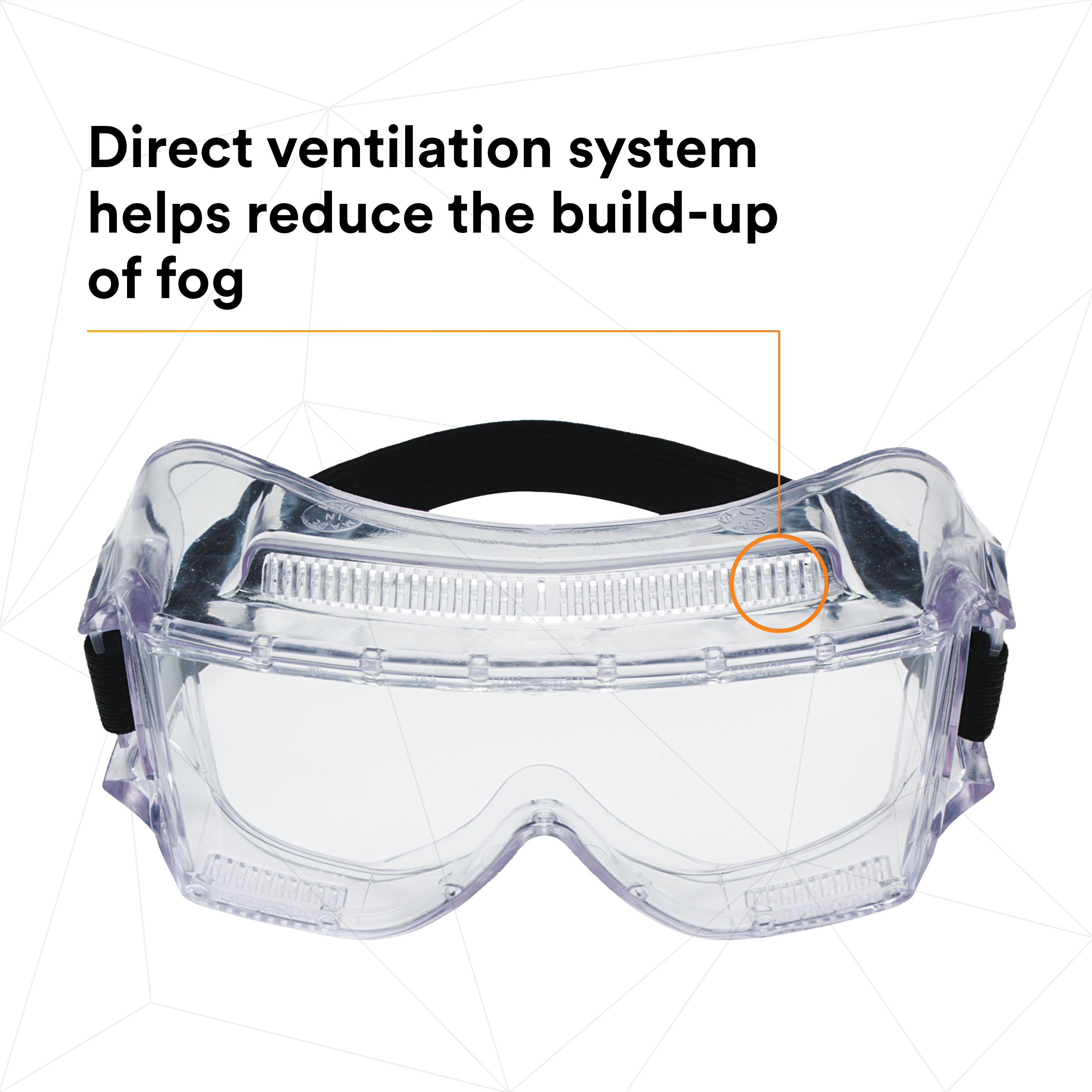 3M™ Centurion™ Impact Safety Goggles 452 40300-00000-10, Clear Lens, 10 ea/Case_0