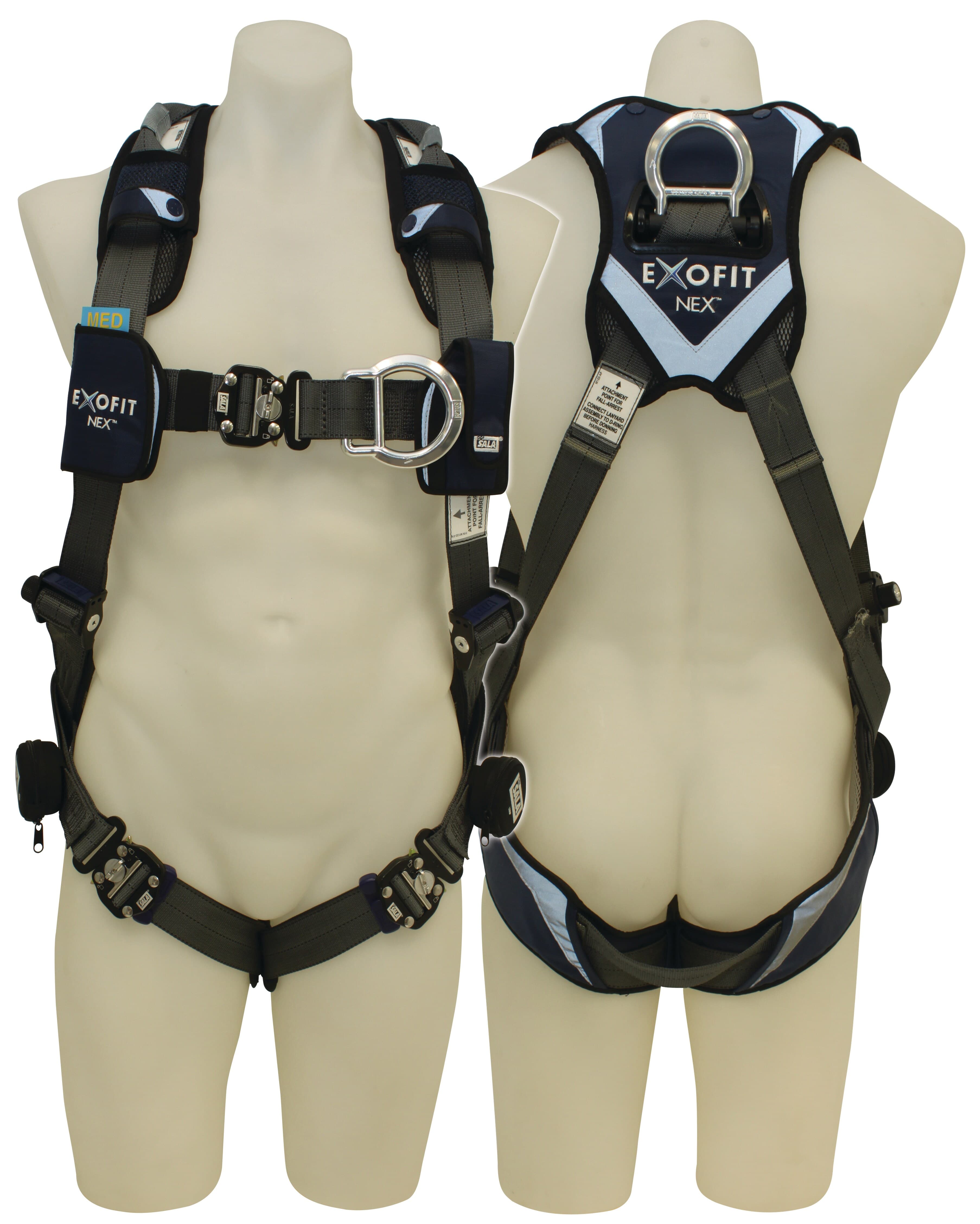 3M DBI-SALA ExoFit NEX Riggers Mining Harness with Alumimium Hardware 603XL2020, Grey, Extra Large, 1 EA/Case