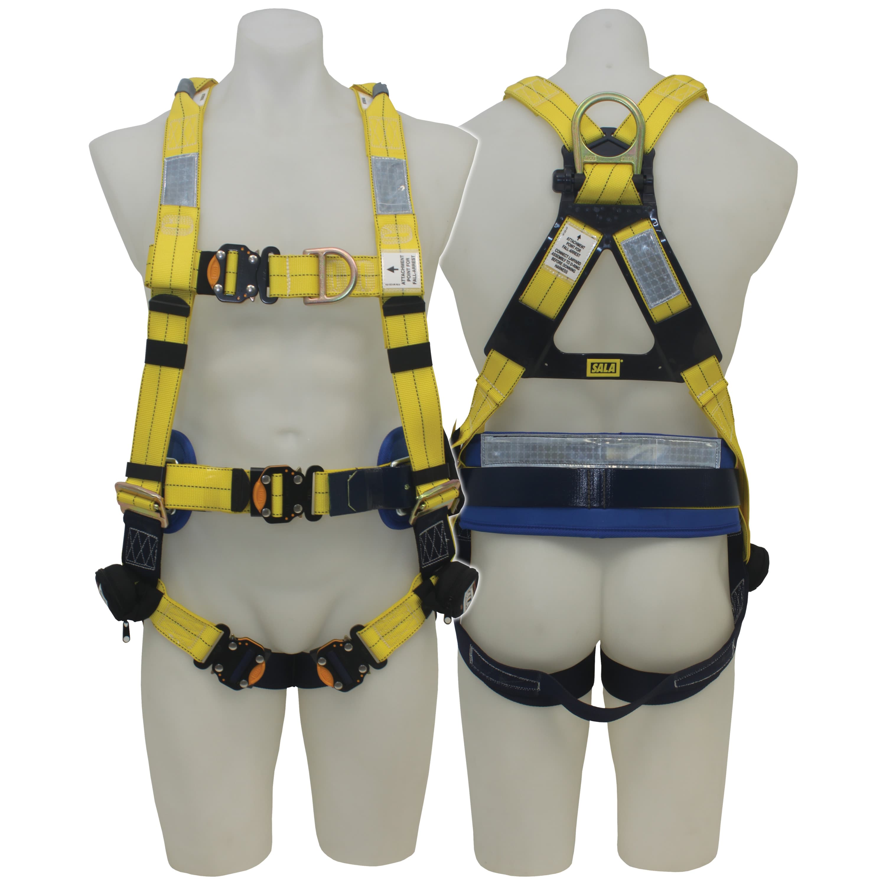 3M DBI-SALA Delta Miners Harness 823S0035, Yellow, Small, 1 EA/Case