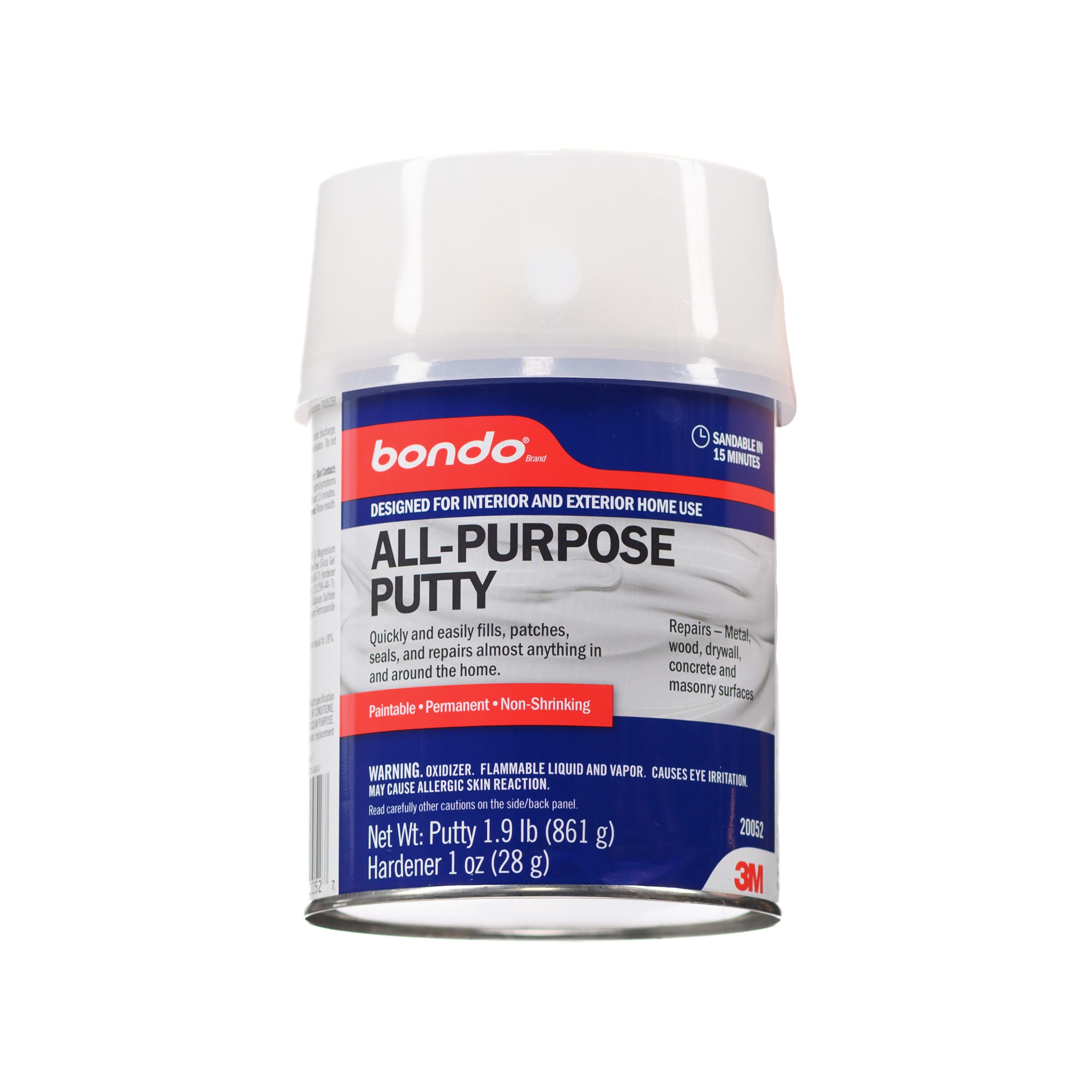 Bondo All-Purpose Putty, 20052, 1 Quart