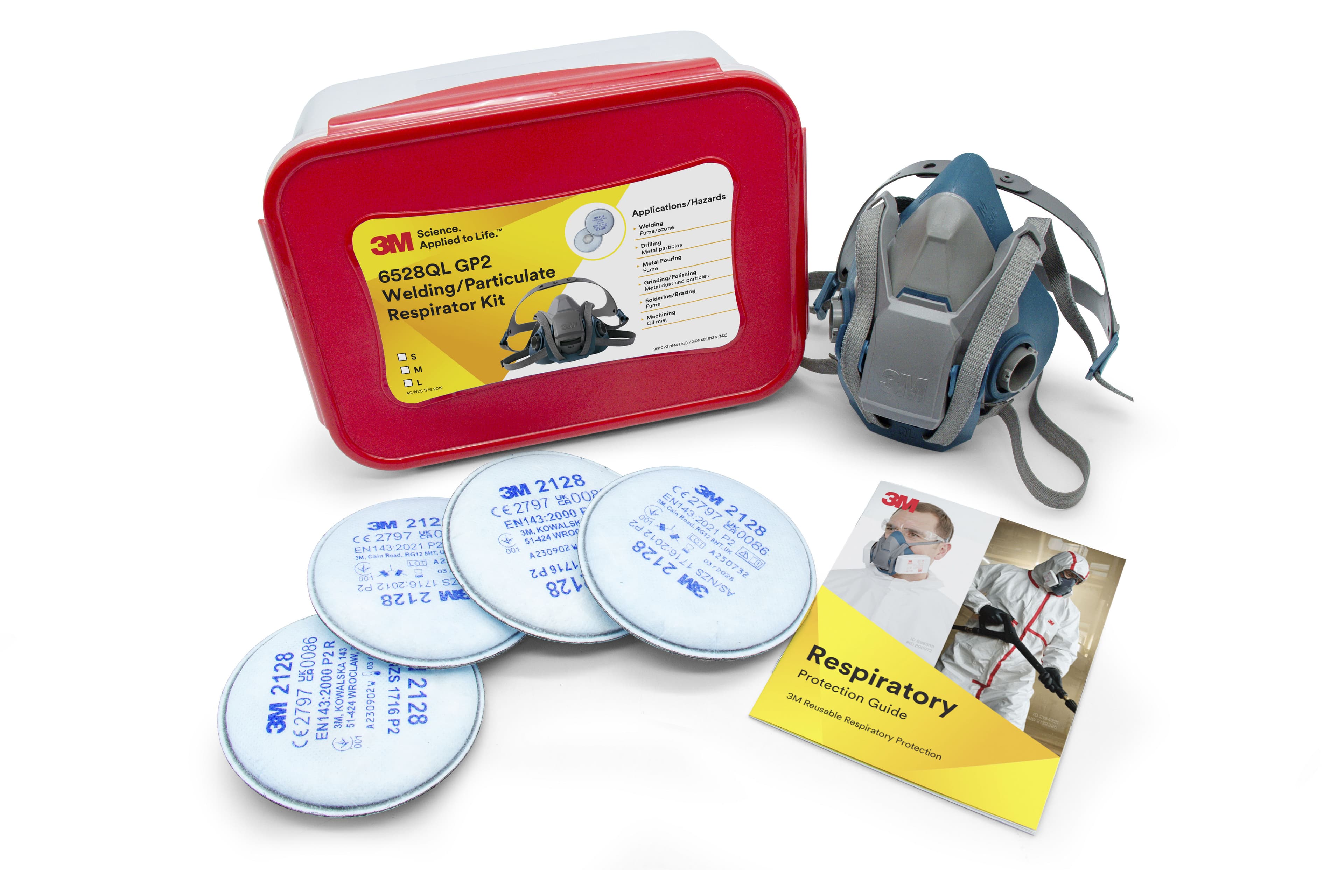3M Welding/Particulate Respirator Kit 6528QL, Small, 2 ea/Case