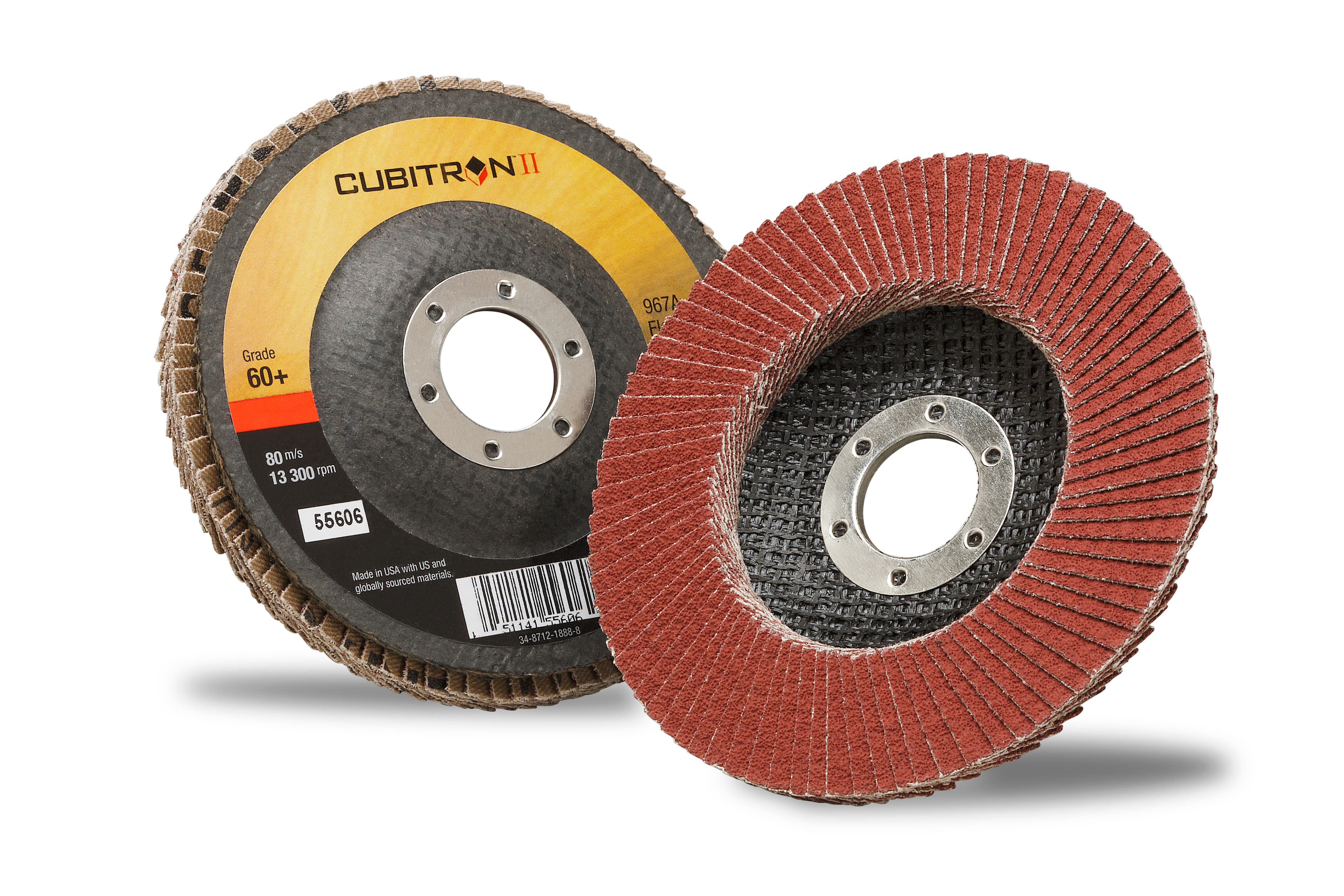 3M Cubitron II Flap Disc 967A Grit 40+ 125mm (XA009101032)