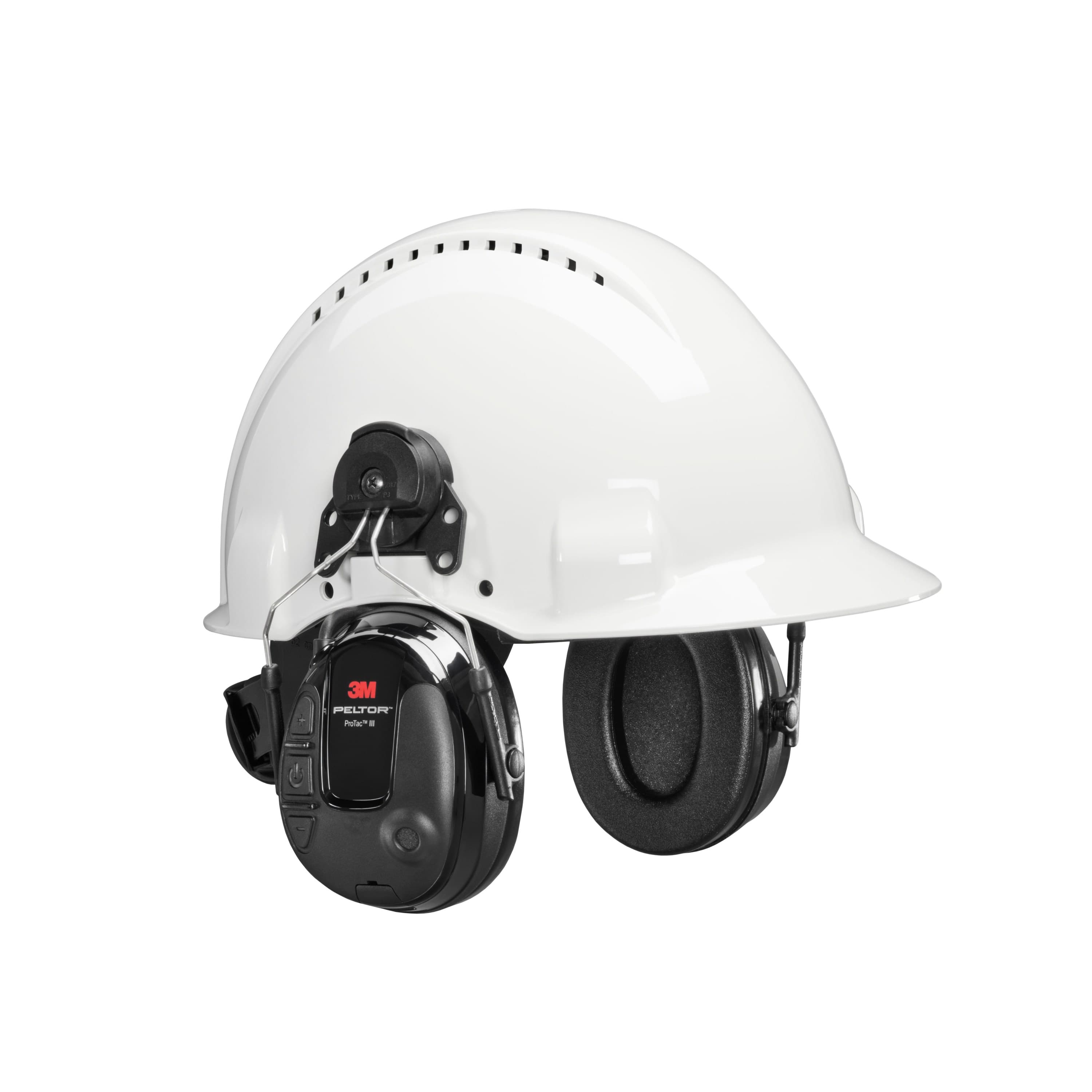 3M Peltor ProTac III Slim Headset Helmet Attachment Class 4 24dB Cable Connect to Devices (MT13H22OP3E)