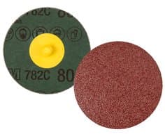 3M Roloc Fibre Disc 782C, 80+, TR, 50 mm, Die R200P, 50 per inner, 200 per case