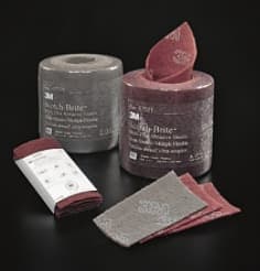 3M Scotch-Brite Multi-Flex Abrasive Sheet Roll Maroon Grade Aluminium Oxide Very Fine 203mm x 6m (XE006000634) (7521)