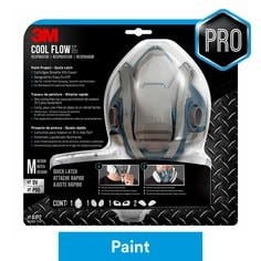 3M™ Paint Project Respirator with Quick Latch 6502QLPA1-A-PS, Size