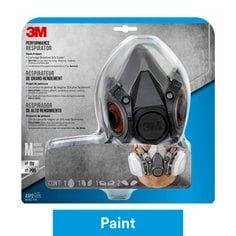 3M™ Performance Reusable Paint Project Respirator OV/P95, 6211P1-DC, Size Medium, 1 each/pack, 4 packs/case