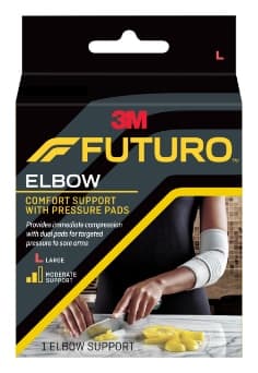 FUTURO Comfort Elbow Support with Pressure Pads 47863ENR, Large