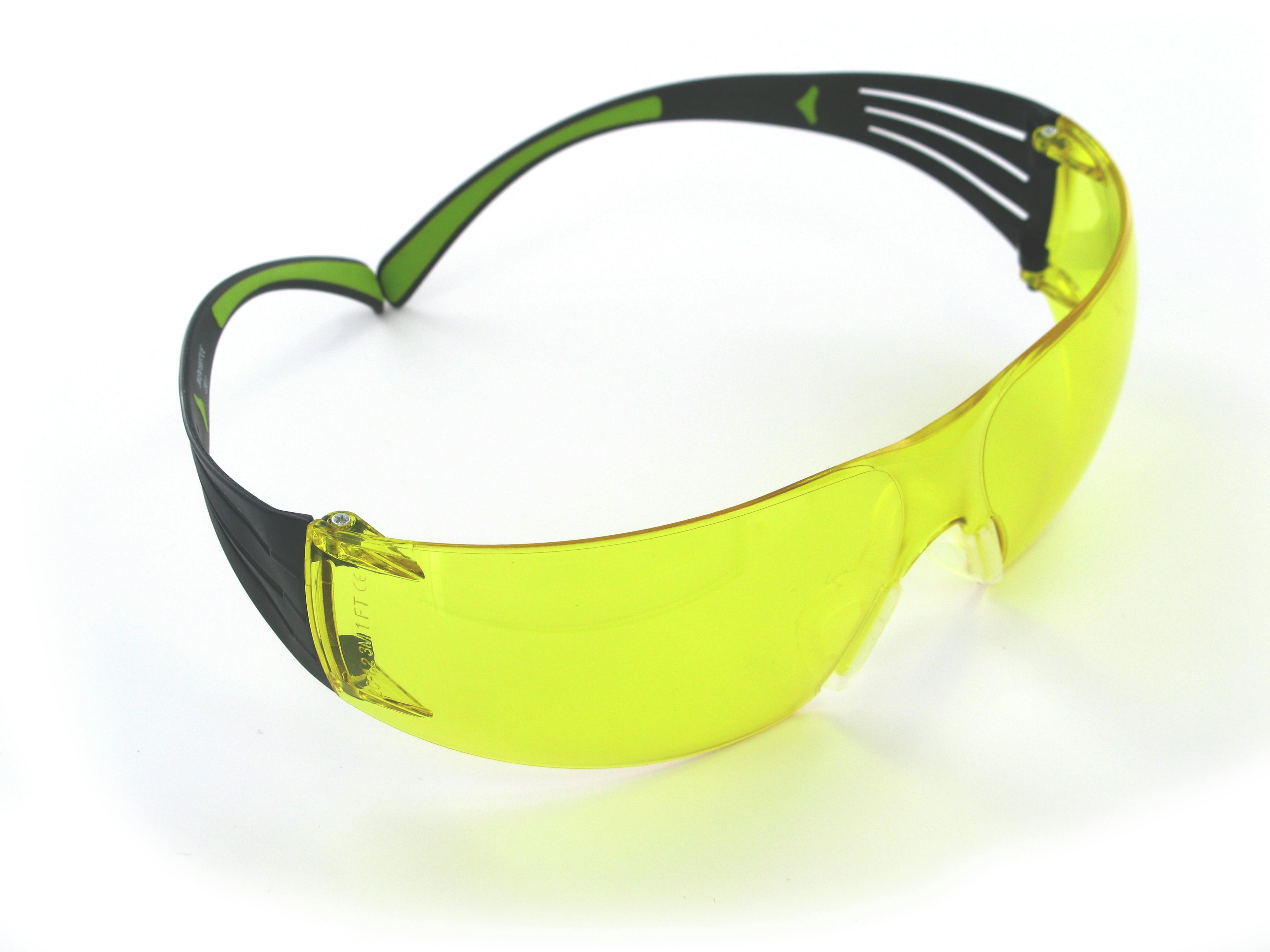 Peltor™ Sport SecureFit™ Safety Eyewear, SF400-P3PK-6, 3 Pack: Clear + Amber + Gray Lenses, AF, 6pk/cs_2