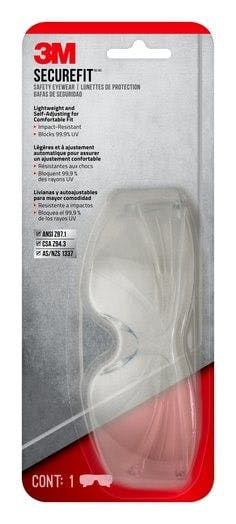 3M™ SecureFit™ 200 Eyewear, SF200H1-DC, Clear, Clear Lens, Anti-Fog, 6/case_2
