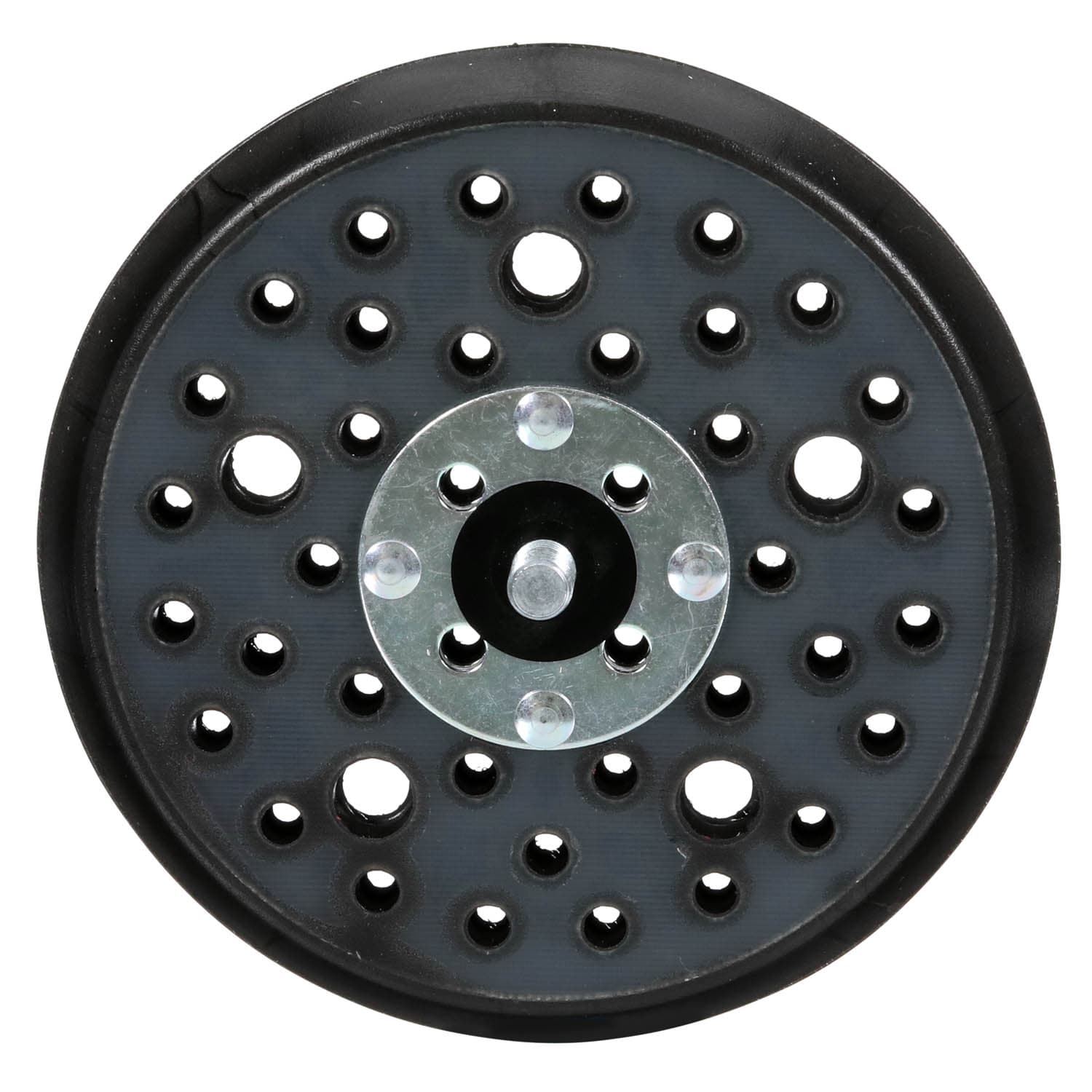 3M Xtract Back-up Pad, 89052, 5 in, Extra Hard, Black