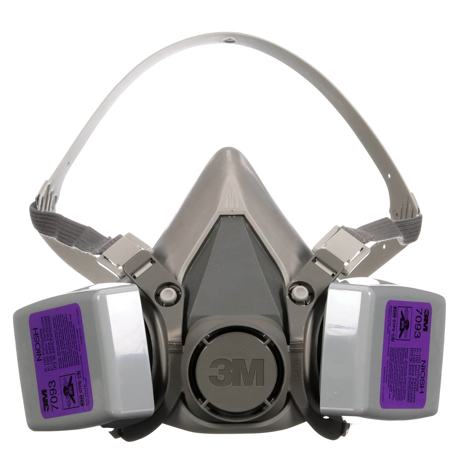 3M Hard Case Particulate Reusable Respirator 62093H1-DC, P100, Medium, 1-Facepiece and 1-pair of 7093 Filters