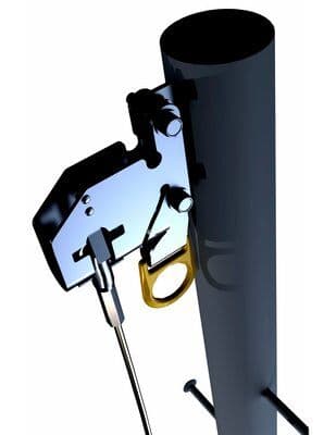 3M DBI-SALA Galvanised Flush Core Mount Base High Capacity with Top Plate (8000091)