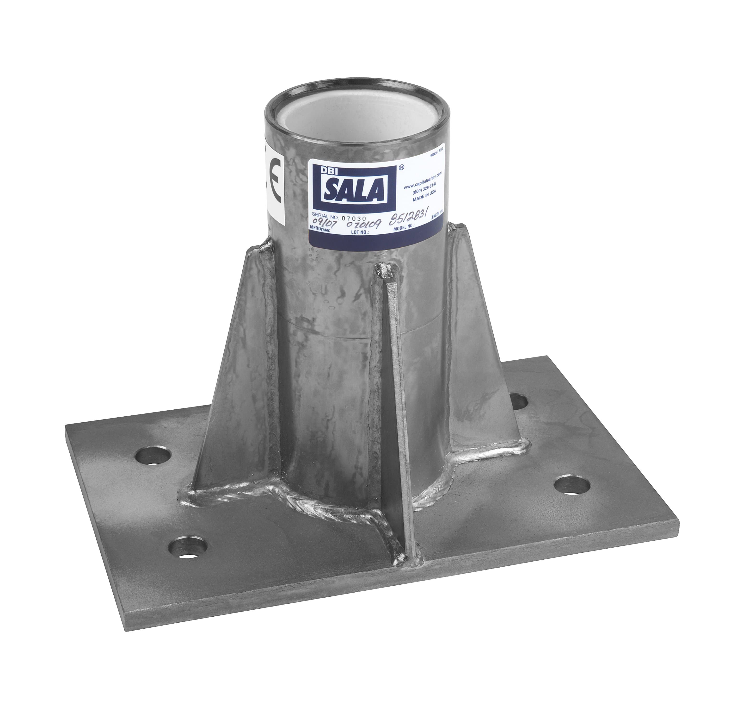 DBI/SALA Center Mount Sleeve Davit Base Stainless Steel (8516563)