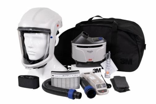 3M Versaflo TRM-207C PAPR Ready-to-go Kit, includes TR-315A+ Starter Kit with M-207 Faceshield Flame Resistant Face Seal and Charger