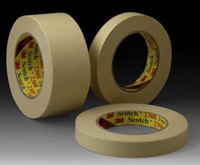 3M Scotch Masking Tape 2308 Natural 24mm x 50m (AT010613001)