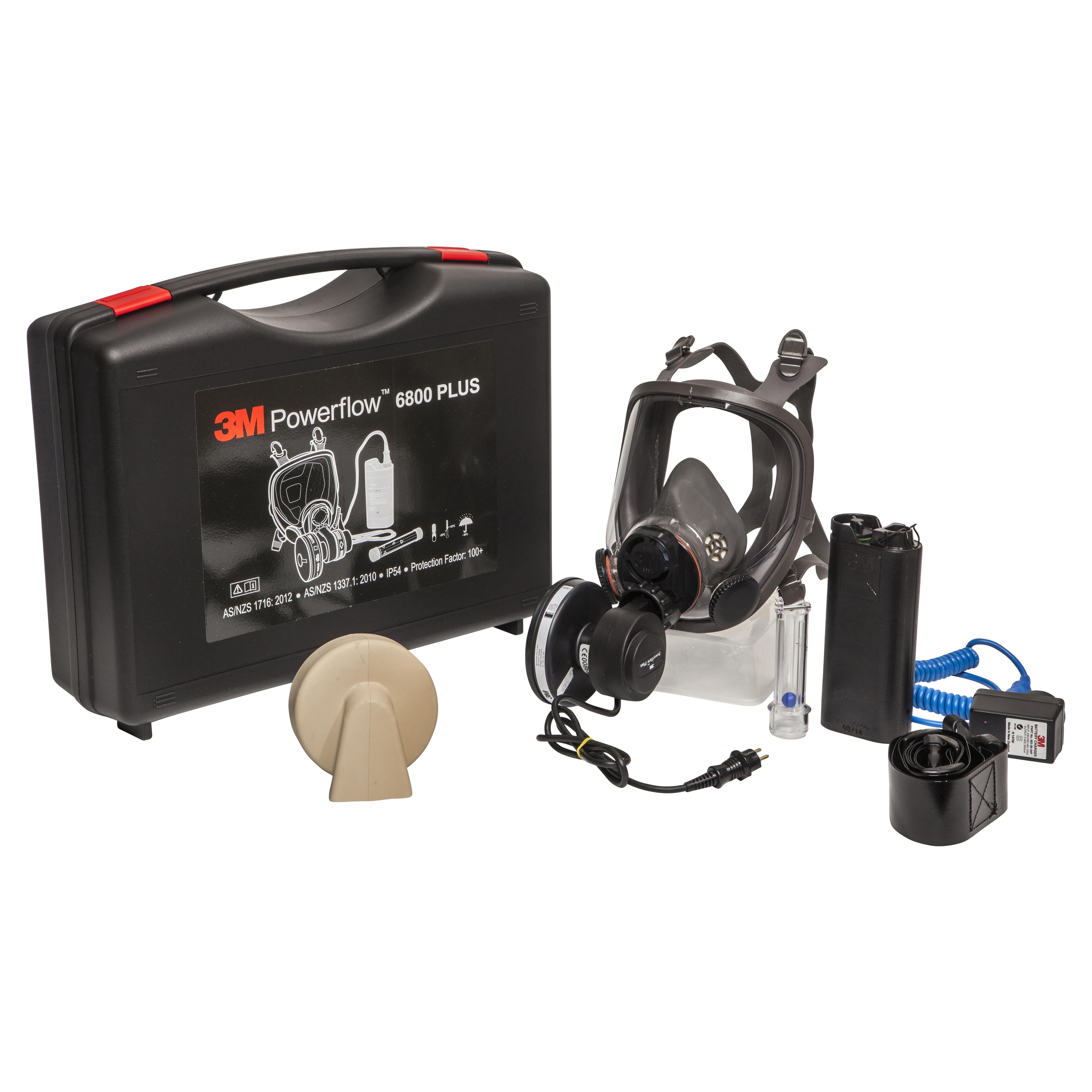 3M Powerflow 6800 Plus Face mounted Full Face Respirator Kit 902-02-12
