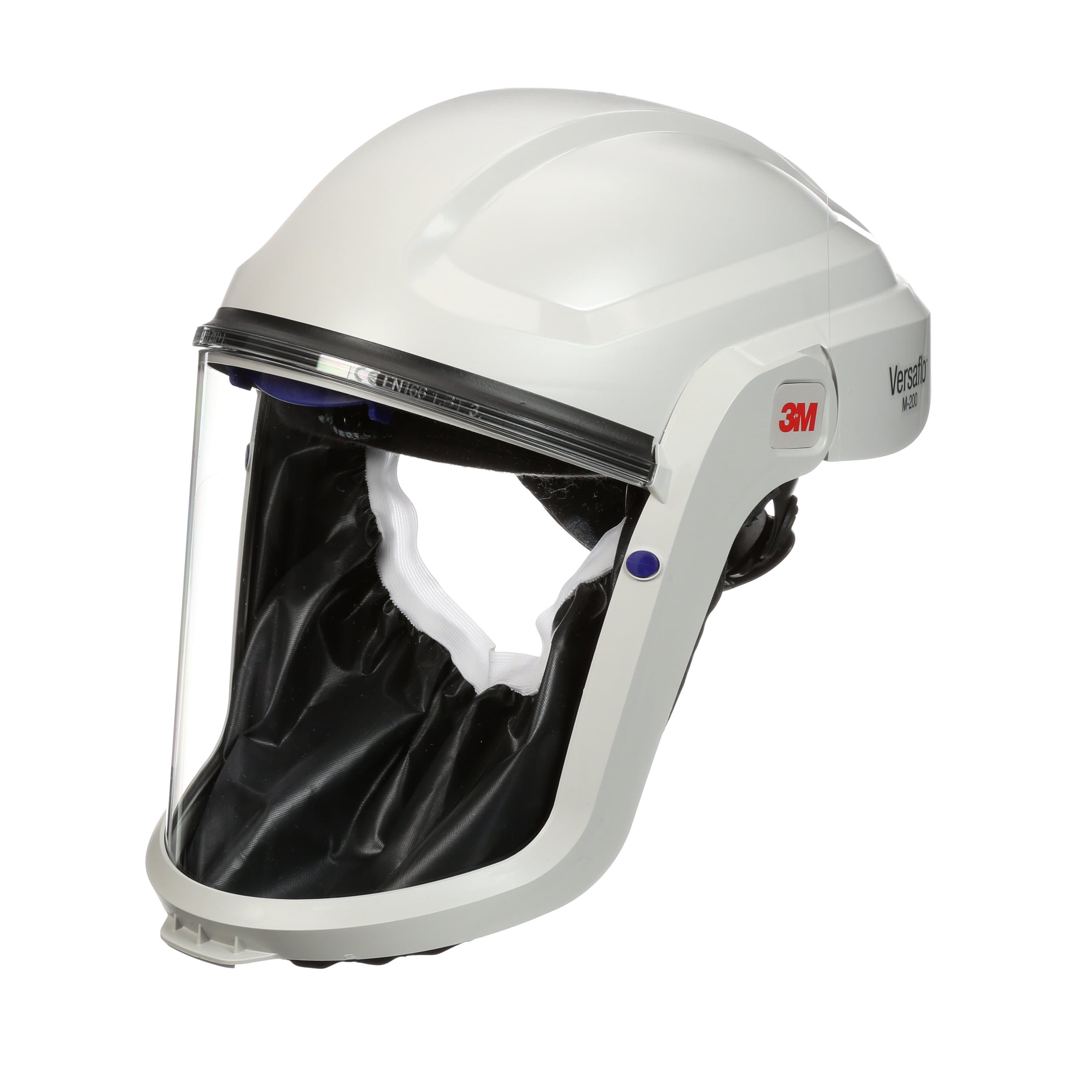 3M Versaflo Respiratory Faceshield Assembly M-207, with Flame Resistant Faceseal Helmet