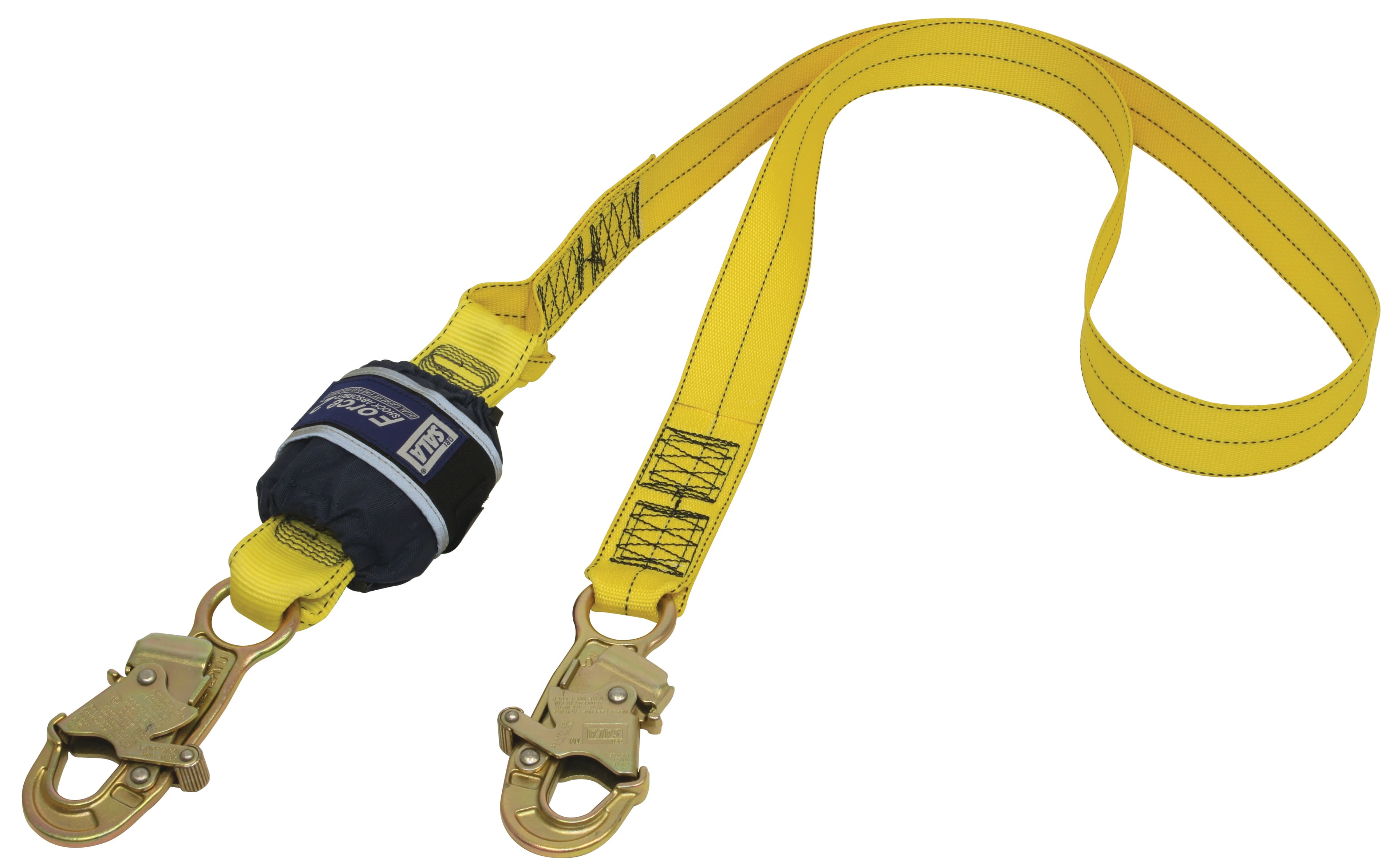 Force2 Shock Absorbing Lanyards Webbing Single Tail 2.0m overall length -alt (Z10200909)