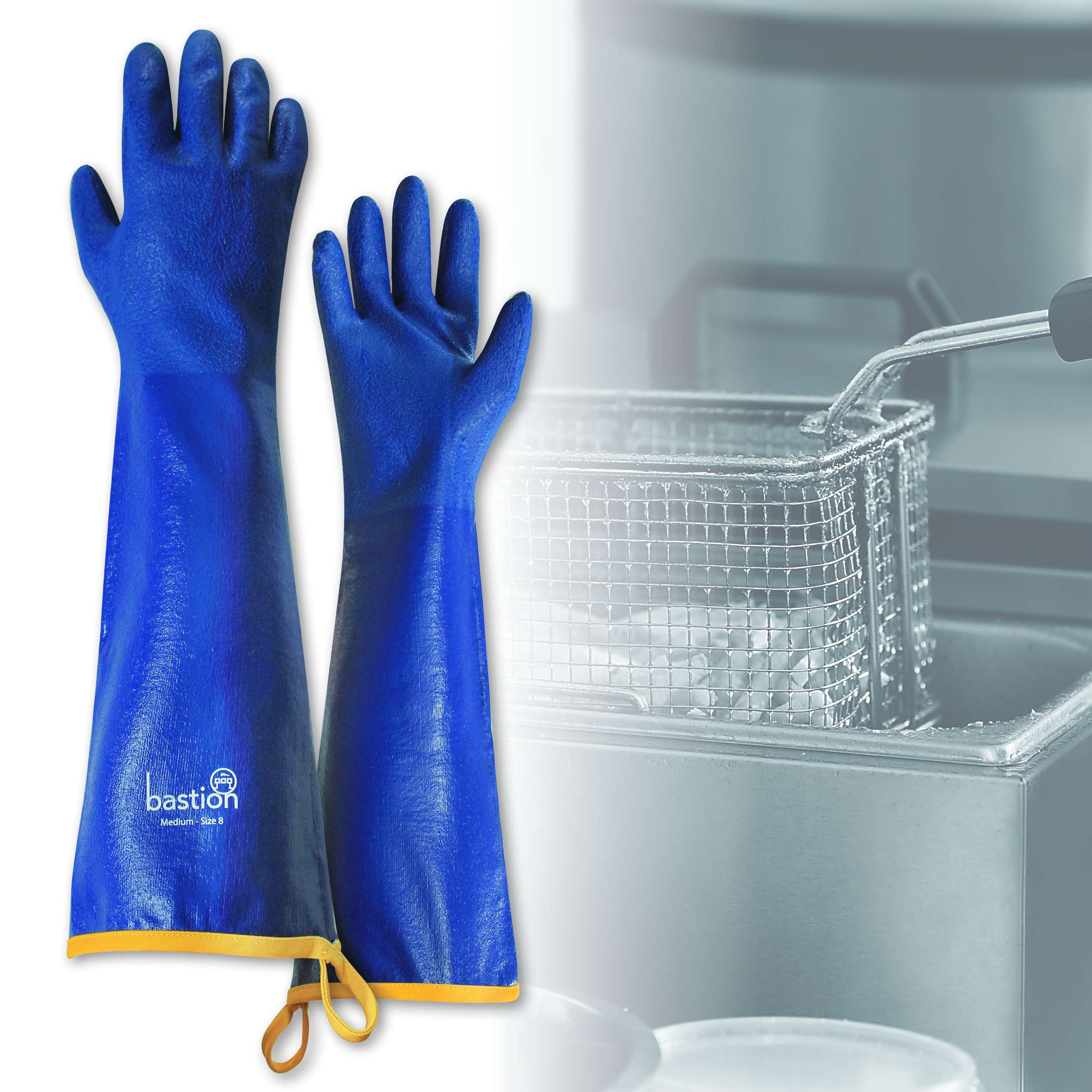 Bastion Almada™ 500Mm Nitrile - Heat Resistant Gloves (Pack of 6 Pairs)